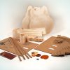 33S guitar body construction kit with laminated archtop guitar parts by Archtop Laminates