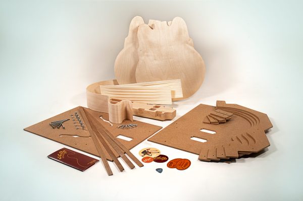 33S body construction kit with laminated guitar building parts